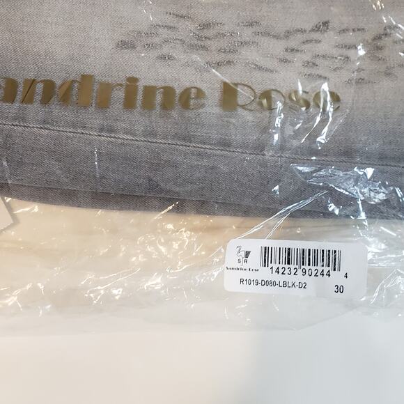 Sandrine Rose x Free People High Waisted Skinny Jeans in Light Black Size 30 - Picture 7 of 8